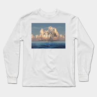 Castle in the Sky or Clouds of Shattered Dreams Long Sleeve T-Shirt